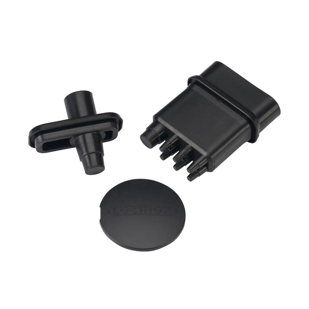 Locinox Venus-S Motorised Gate Closer For Pedestrian Swing Gates Black