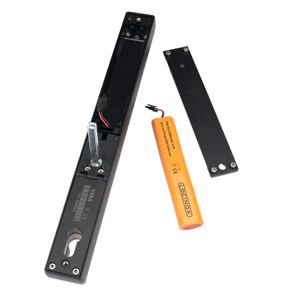 Locinox Vera-50 Battery Powered Code Lock For 50mm Profile Double Sided Black