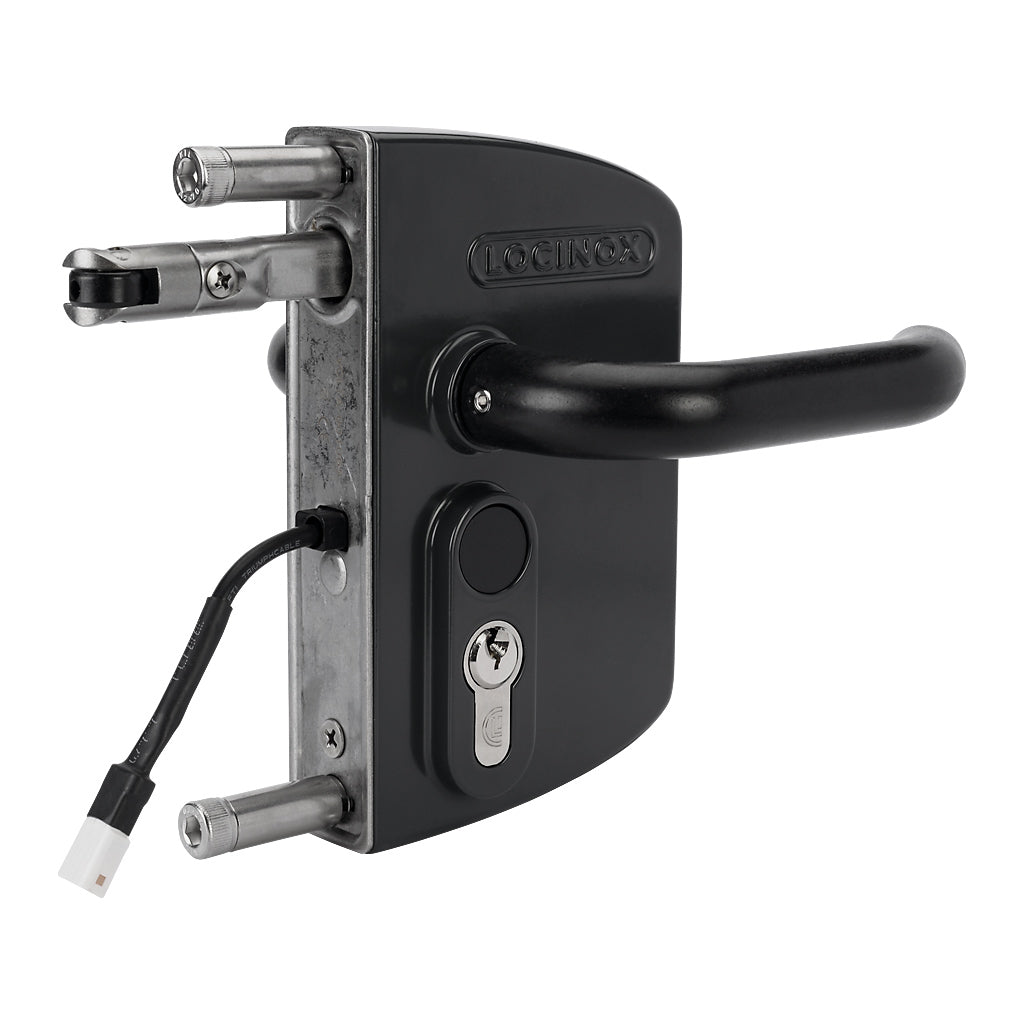 Locinox LNKQ40 Surface Mounted Lock With Double Sided Battery Powered Keypad To Suit 40-60mm Box Section 9005