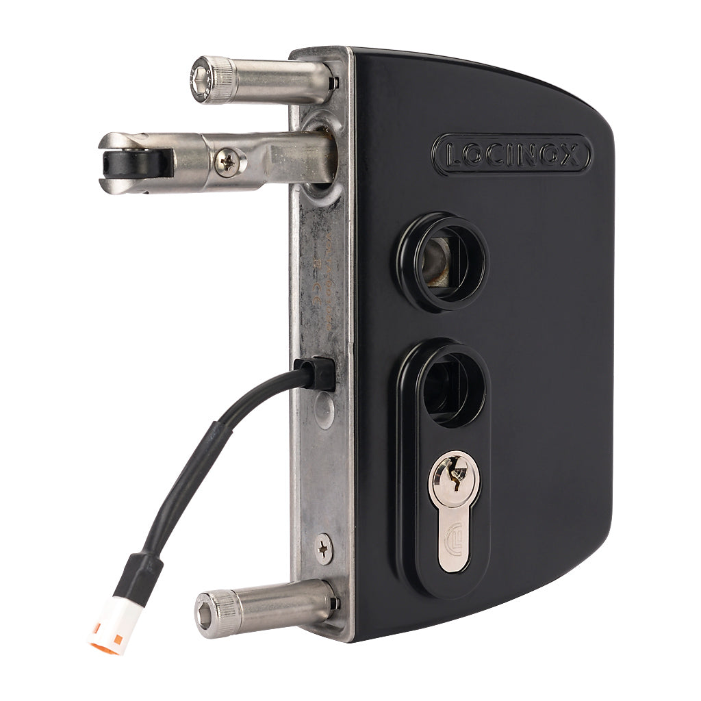 Locinox LNKQ40 Surface Mounted Lock With Double Sided Battery Powered Keypad To Suit 40-60mm Box Section 9005