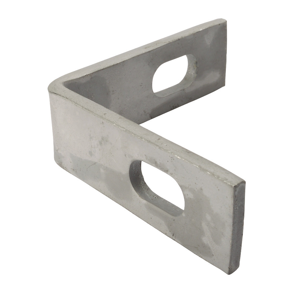 Steel Palisade Fencing Corner Fishplate Galvanised