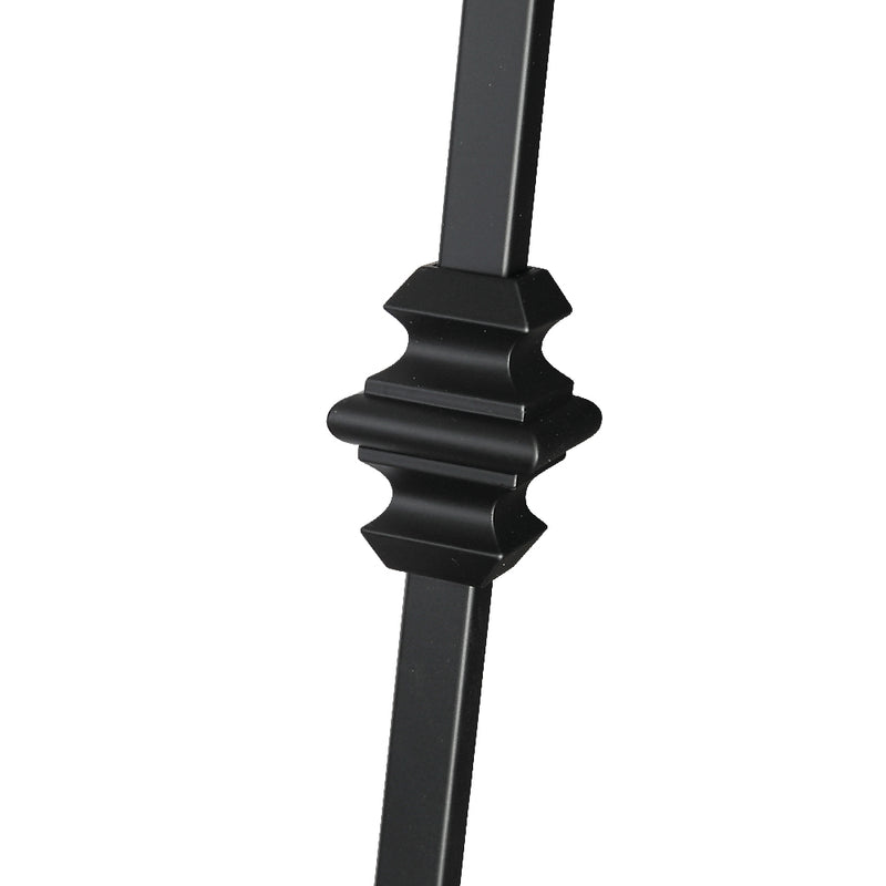 PK84 Stair Spindle Double Knuckle Black
