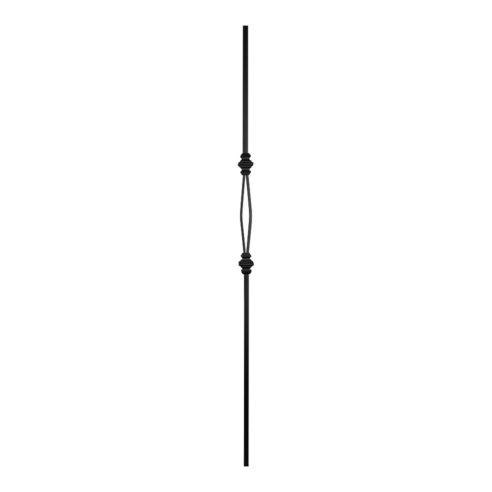 PK93 Stair Spindle Small Basket Picket Black