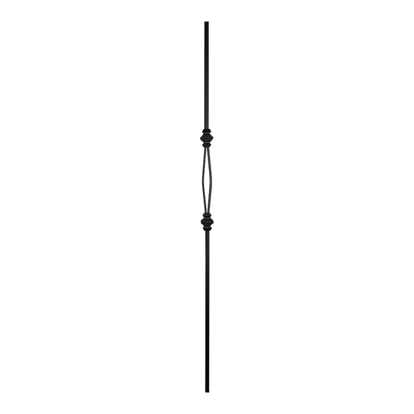 PK93 Stair Spindle Small Basket Picket Black