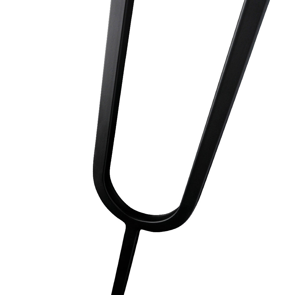 PL133 Stair Spindle Oval Panel Black