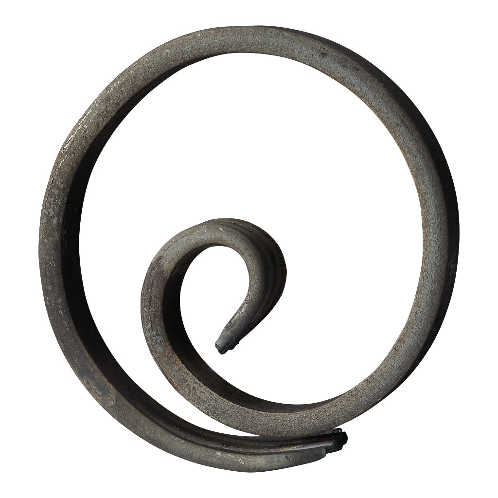 RN8AX100 100mm Diameter Ring 12 x 6mm Fishtail Forged