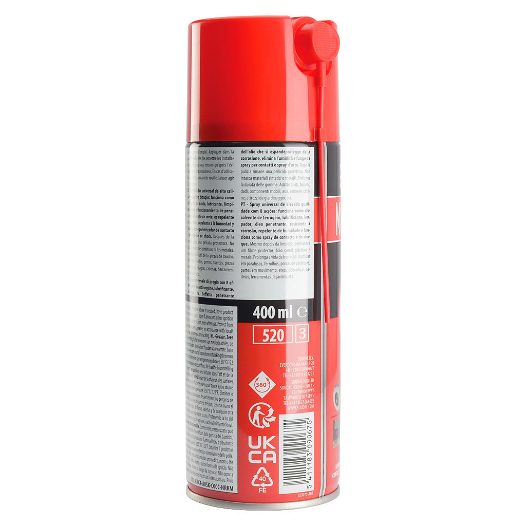 Soudal 8-Fold Action All-in-One Multi Spray 400ml