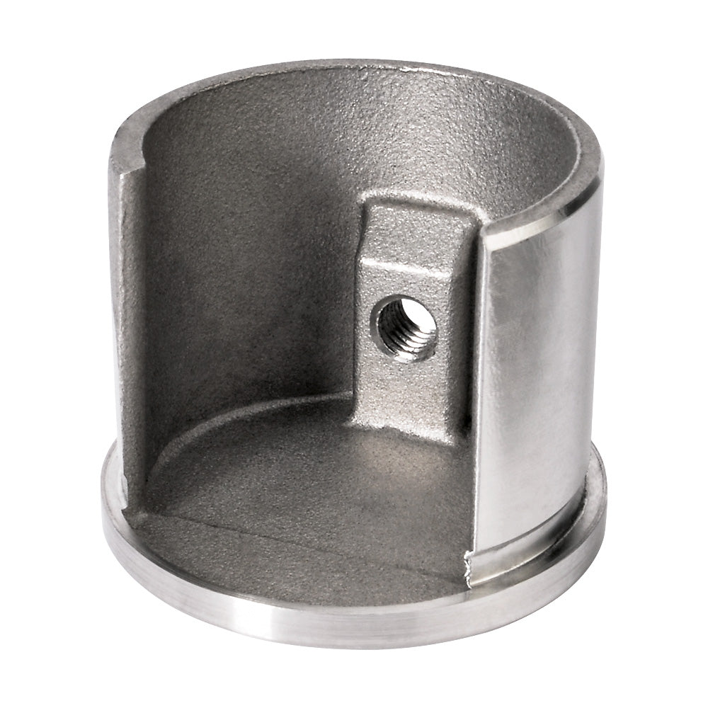 316 Stainless Steel Flat End Cap For 42.4mm Slotted Tube
