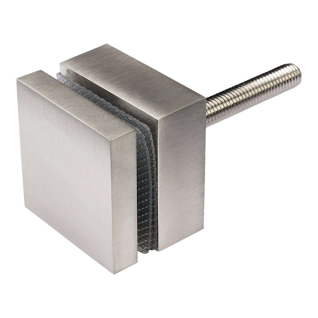 316 50mm Square Glass Holder To Suit Flat For 8-16mm Glass