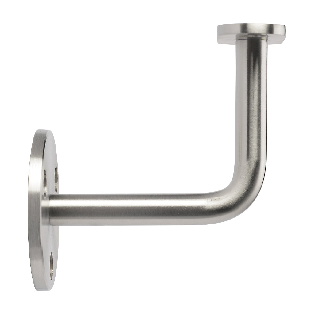 316 Stainless Steel Handrail Bracket 78mm Projection To Suit Flat