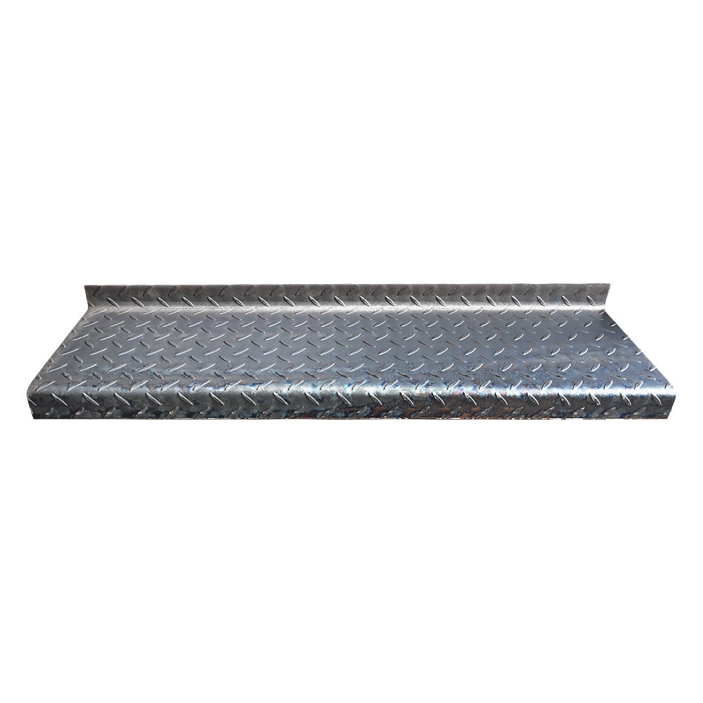 Durbar Steel Stair Tread 1000 x 265 x 4.5mm 50mm Turn Up/Down