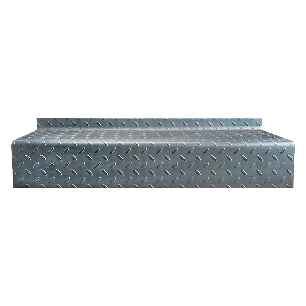 DDA Durbar Steel Stair Tread 900 x 265 x 4.5mm 50mm Turn Up 145mm Down