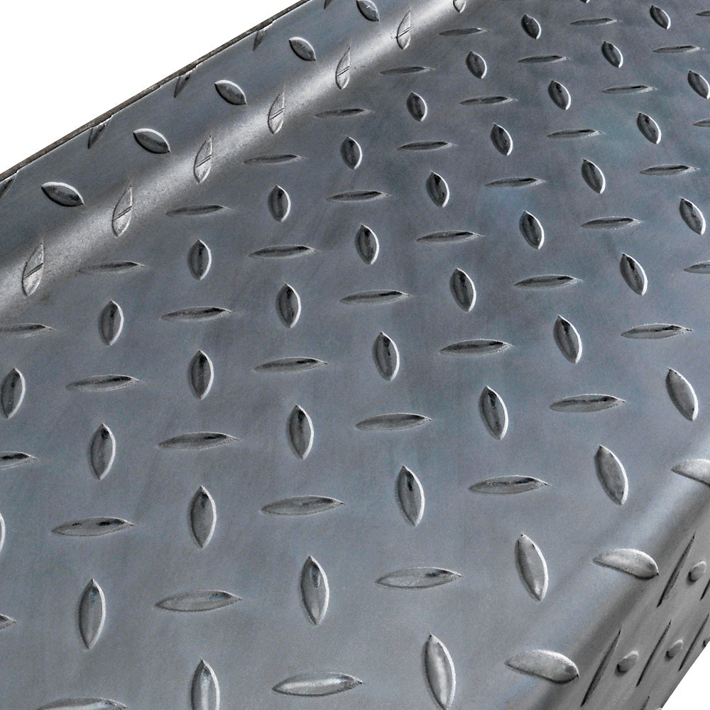 DDA Durbar Steel Stair Tread 900 x 265 x 4.5mm 50mm Turn Up 145mm Down