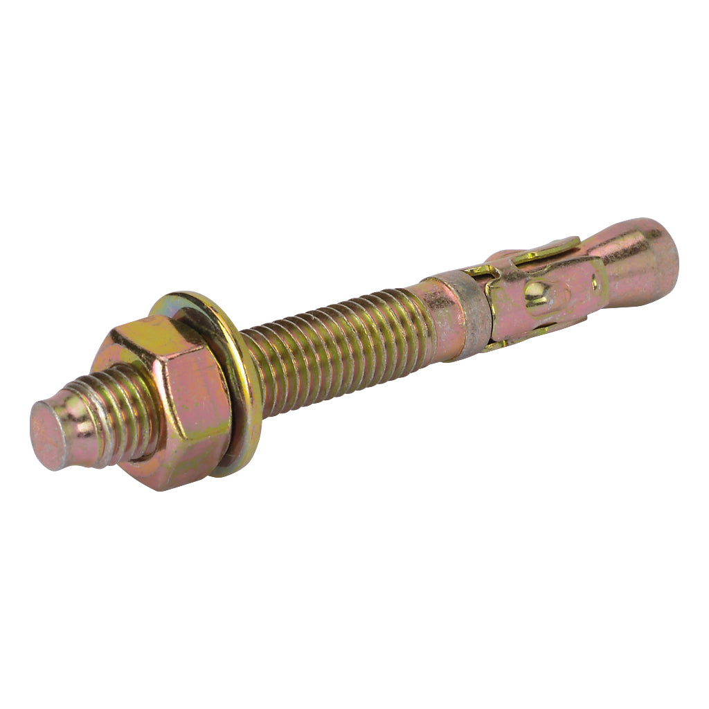 Zinc Plated Through Bolt M12 x 100mm
