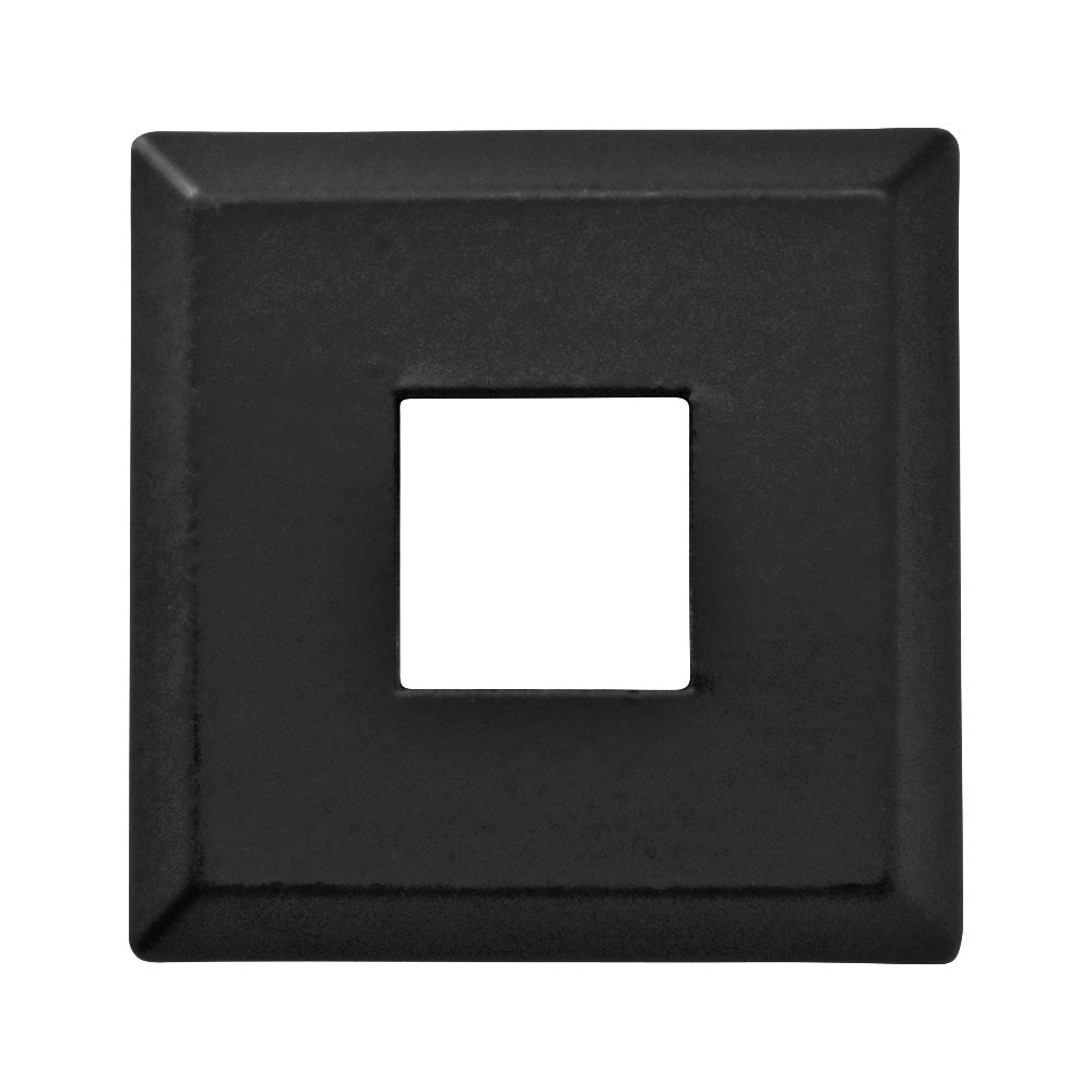 Aluminium Baluster Collar On Level 14 x 40mm For 12.5mm Square Black