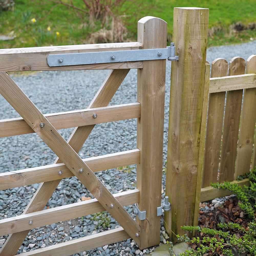 Galvanised Adjustable Hinge Set 600mm