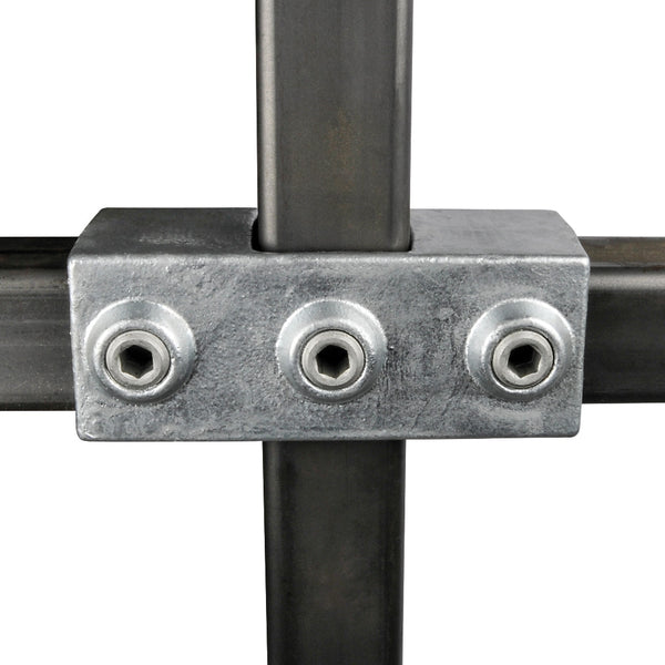 Four Way Cross Square Key Clamp For 40mm Box Section
