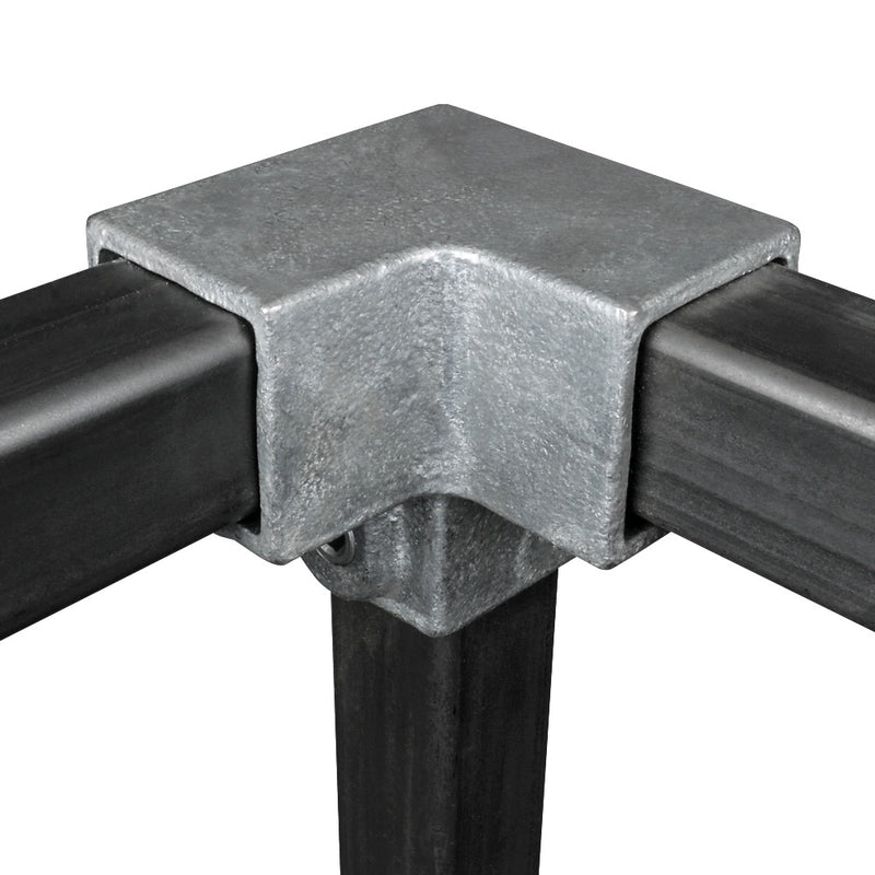 Three Way Top Corner Square Key Clamp For 40mm Box Section