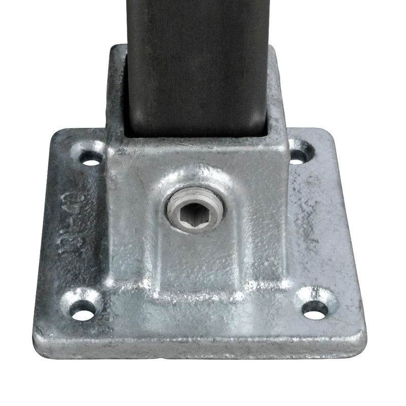 Footplate Base Square Key Clamp For 25mm Box Section