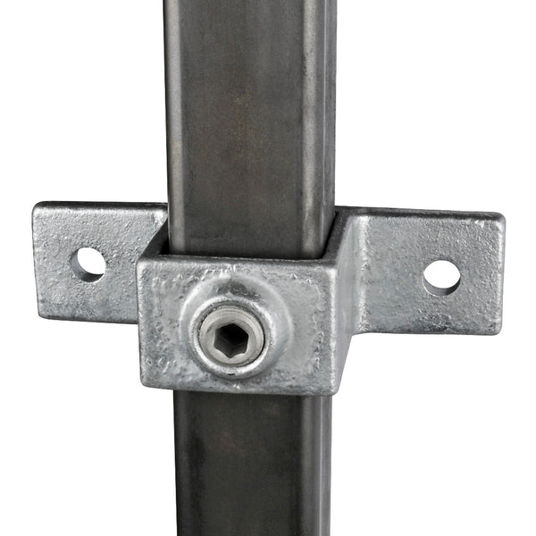 Double Lugged Bracket Square Key Clamp For 40mm Box Section