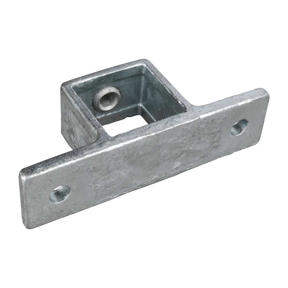 Double Lugged Bracket Square Key Clamp For 40mm Box Section