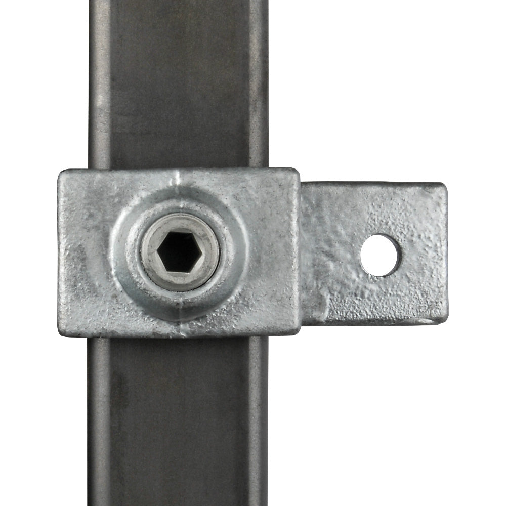 Single Lugged Bracket Square Key Clamp For 40mm Box Section