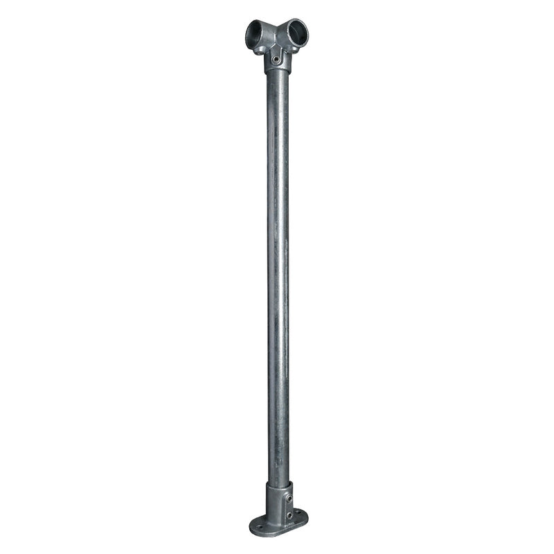 Key Clamp Corner Post - Ready Made Key Clamp To Suit 33.7mm Tube (No Mid Rail)