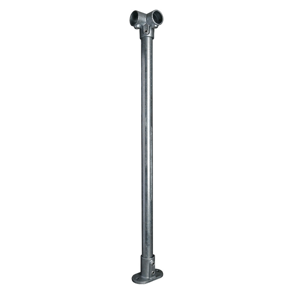 Key Clamp Corner Post - Ready Made Key Clamp To Suit 42.4mm Tube (No Mid Rail)