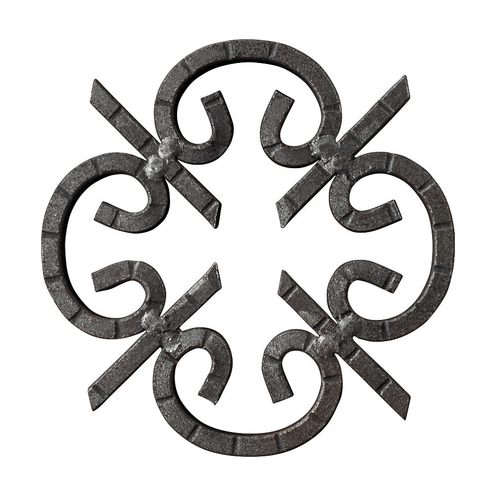 RZ11 Rosette 153mm Diameter 6 x 6mm Square Bar