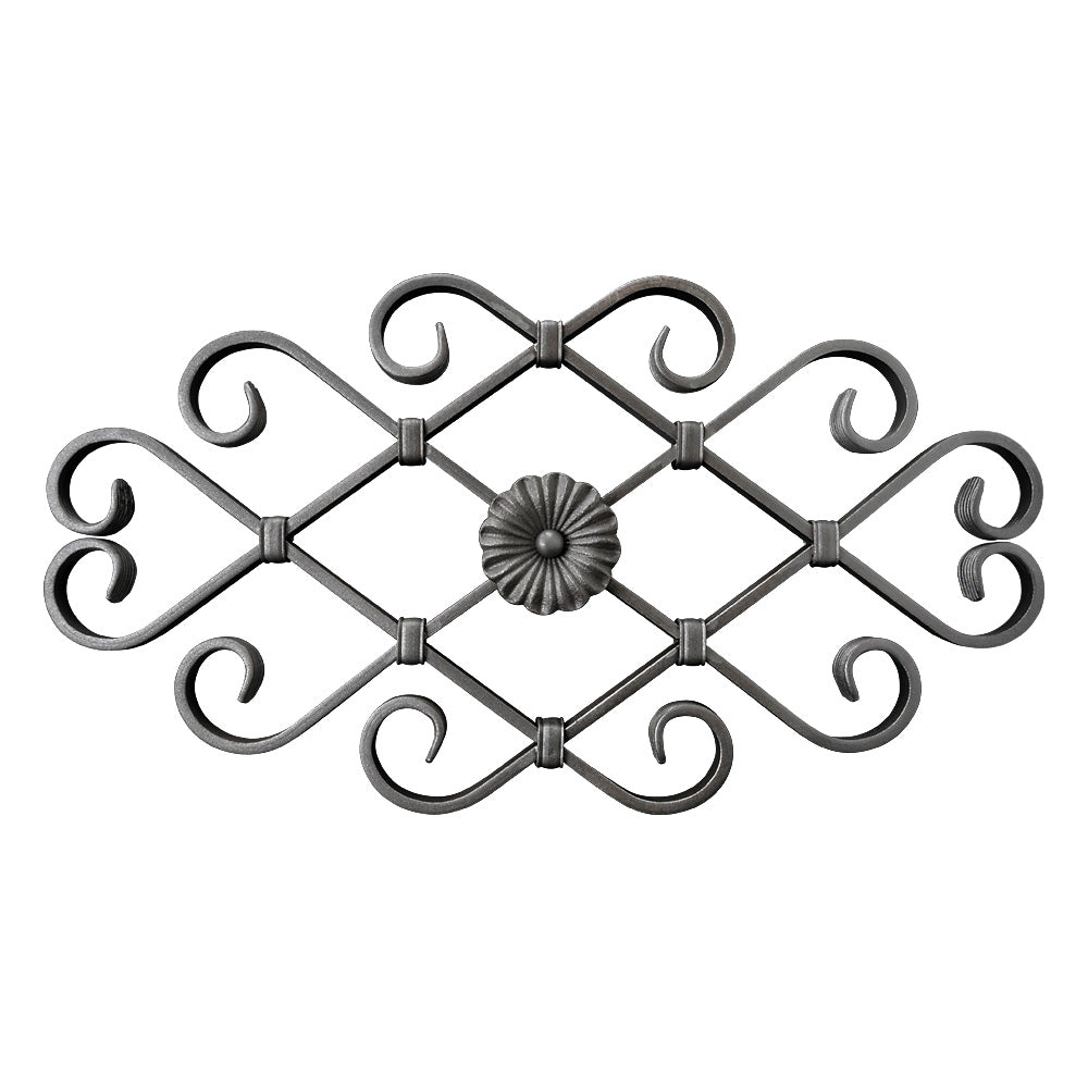 RZ14 Rosette 340 x 645mm 16 x 8mm Flat Bar