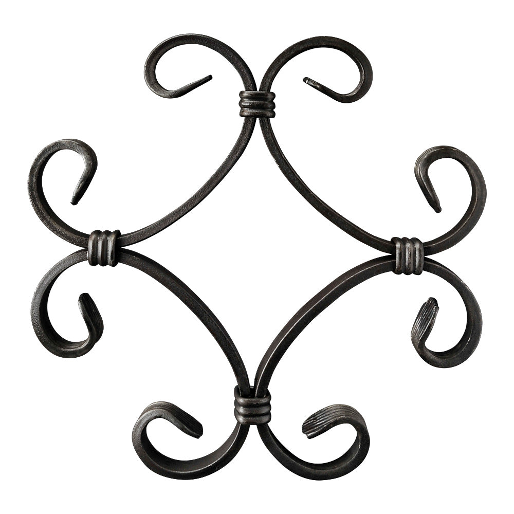 RZ20 Rosette 250mm Diameter 12 x 6mm Flat Bar (With clips)