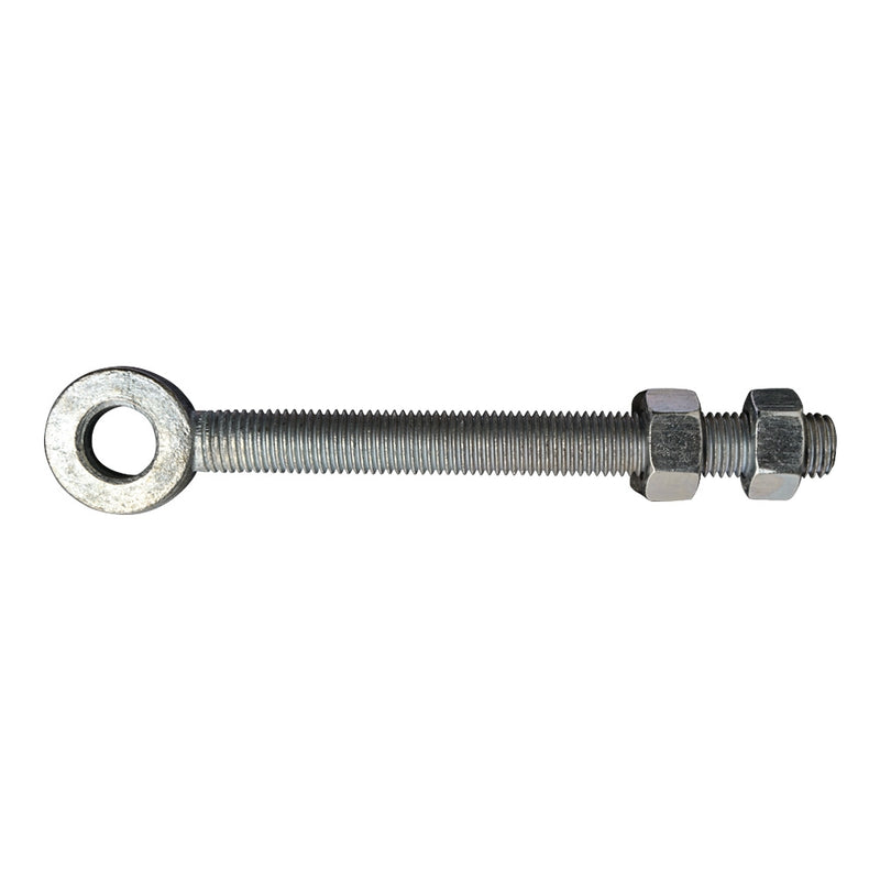 Adjustable Zinc Plated Eye Bolt To Suit 16mm Pin 150mm (6")