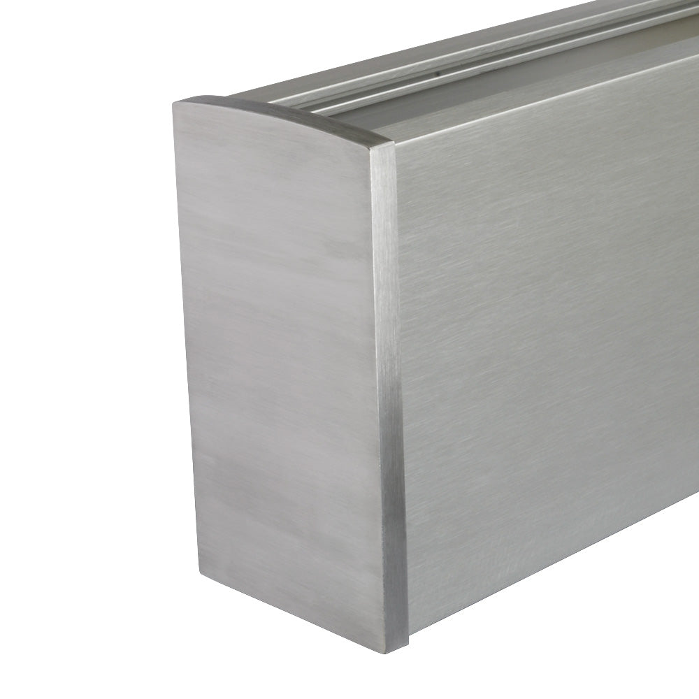 Adjustable Aluminium Channel Base Fix End Cap