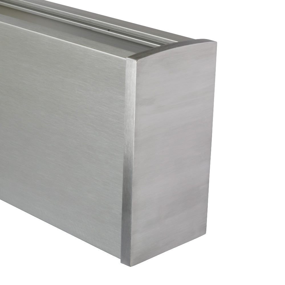 Adjustable Aluminium Channel Side Fix Internal End Cap Right