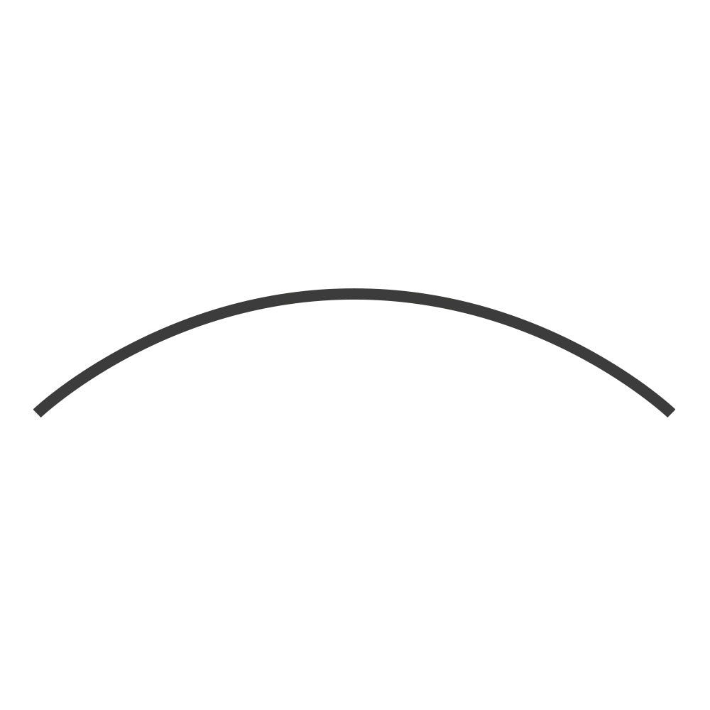 AR14040 40 x 40mm Plain Box Section Arch 2500 x 500mm Rise