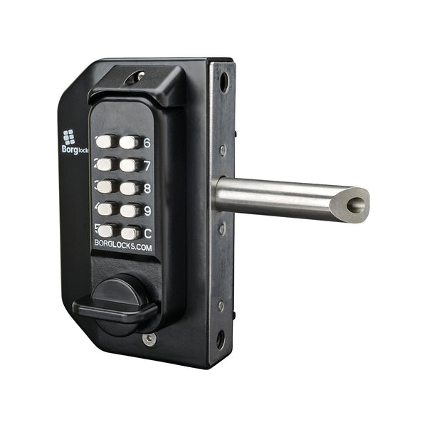 Borg 1 Side Code Gate Lock 1 Side Push Pad (Left Hand)