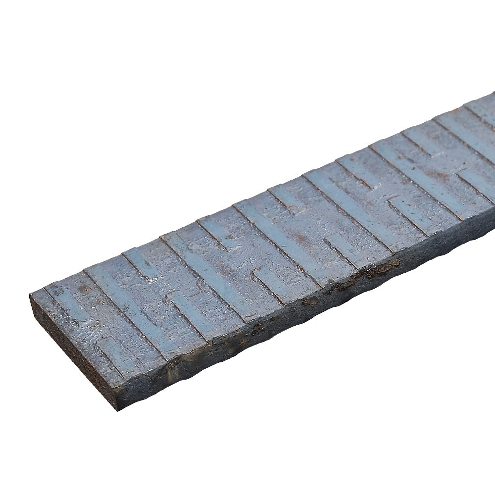 BR40E 40 x 8mm Flat Textured Bar