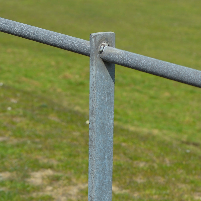 Estate Fencing Flat Top Posts 25x8mm Lower Flat Rails