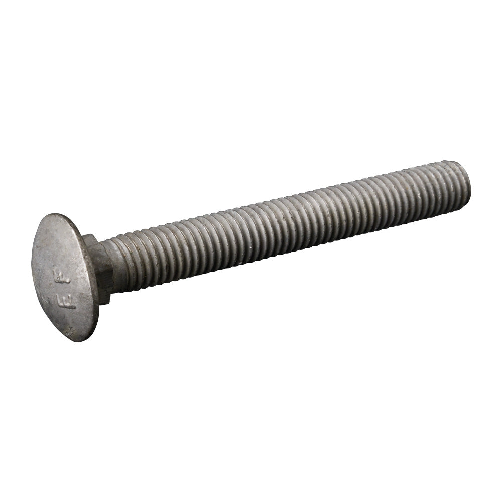 M10 x 80mm Galvanised Cup Square Bolts (100 pcs)