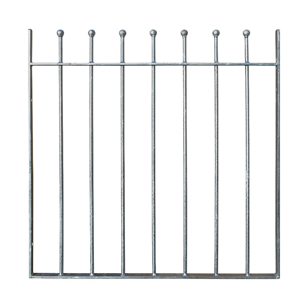 Balliol Ball Top Gate 900mm Wide 925mm High Galvanised