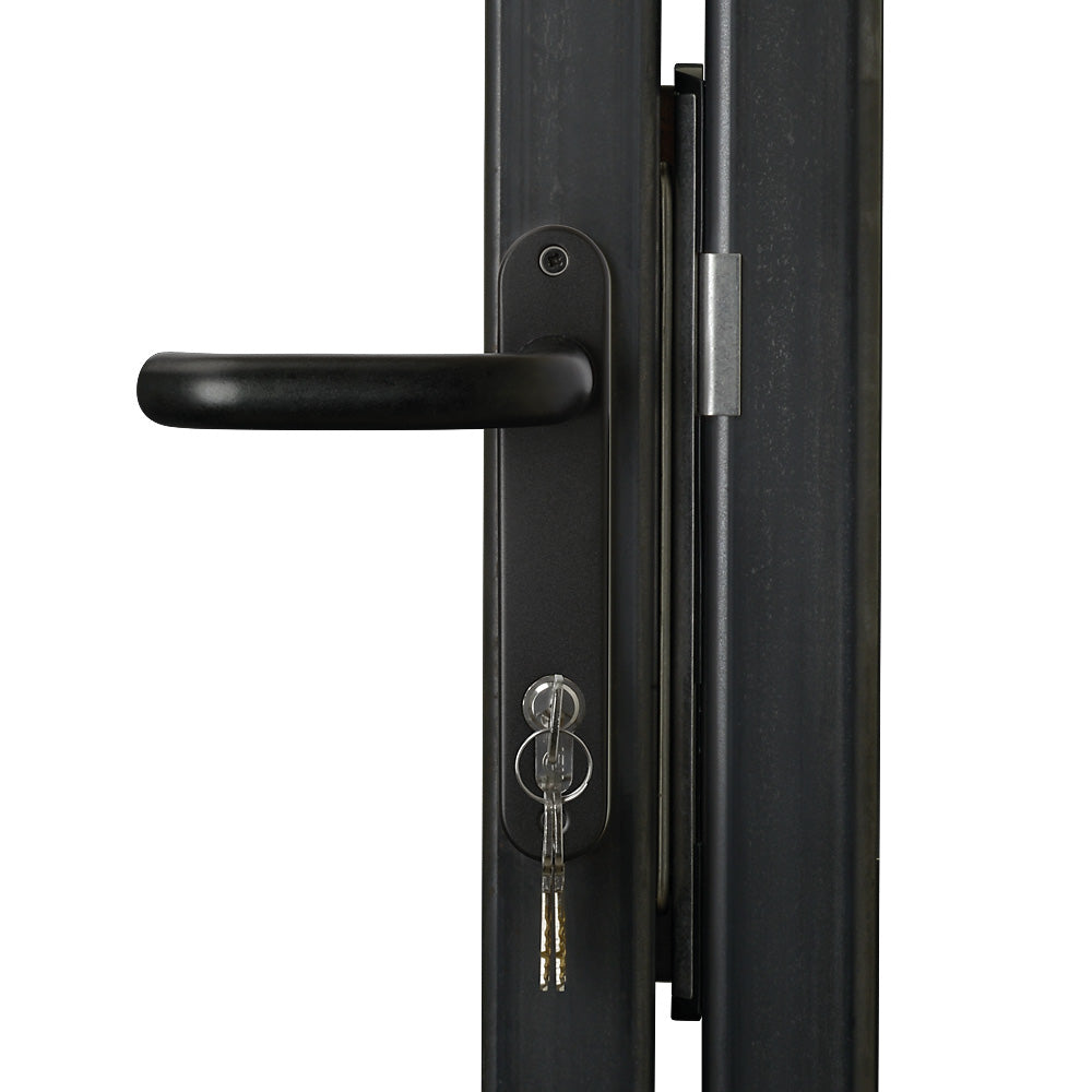 Locinox Fiftylock Kit Black To Suit 50mm Box Section With 2 x 2m Profiled Box Section