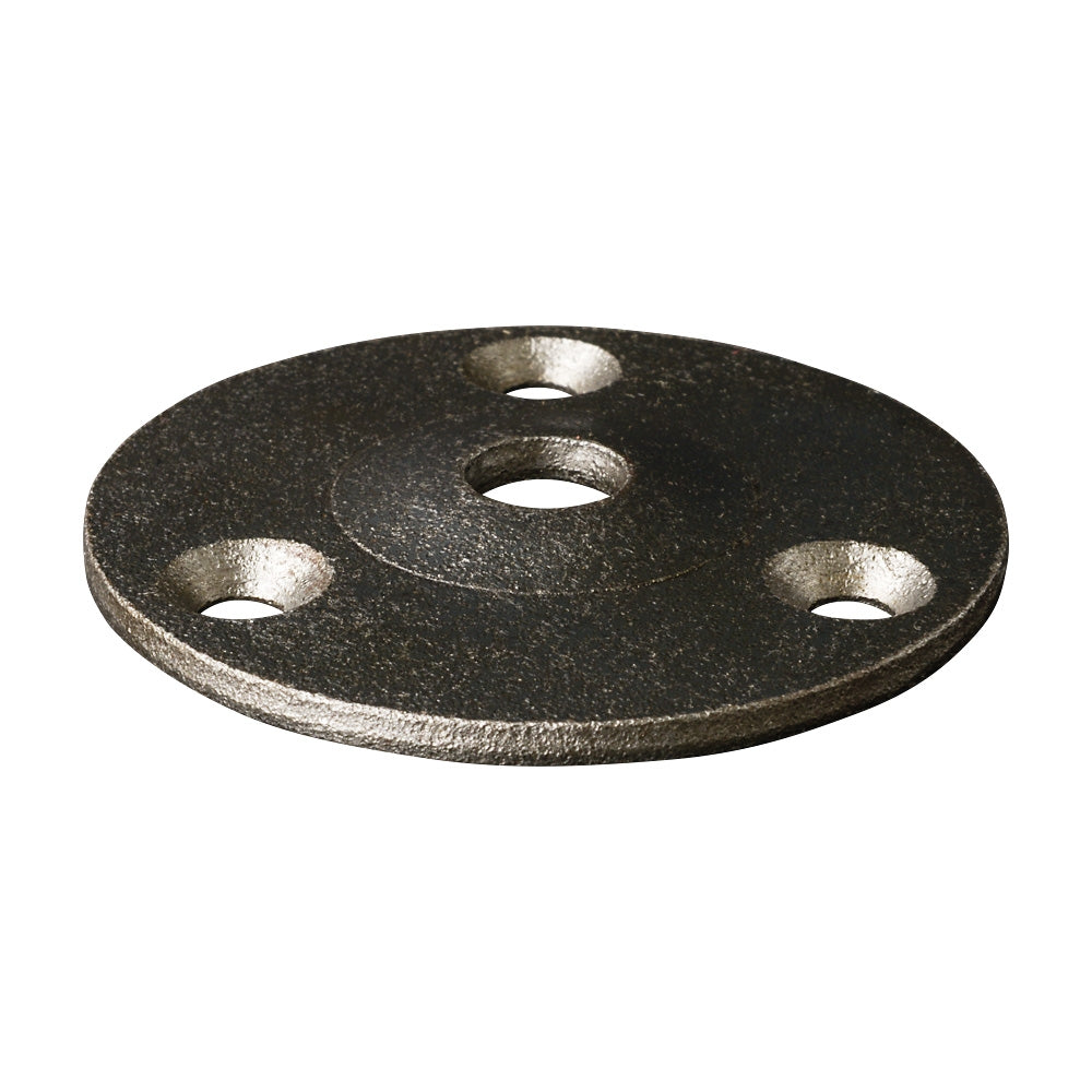 Mild Steel Handrail Backplate 75mm Diameter