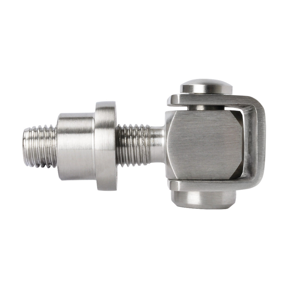HI/42 316 Stainless Steel Adjustable Hinge M12 Thread To Weld