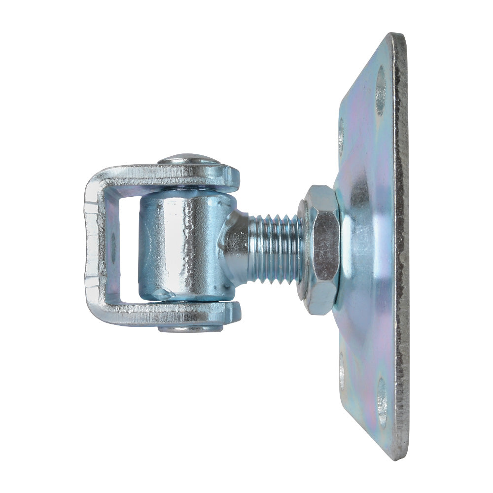 HI/28 M20 Adjustable Gate Hinge On Back Plate 100 x 100mm