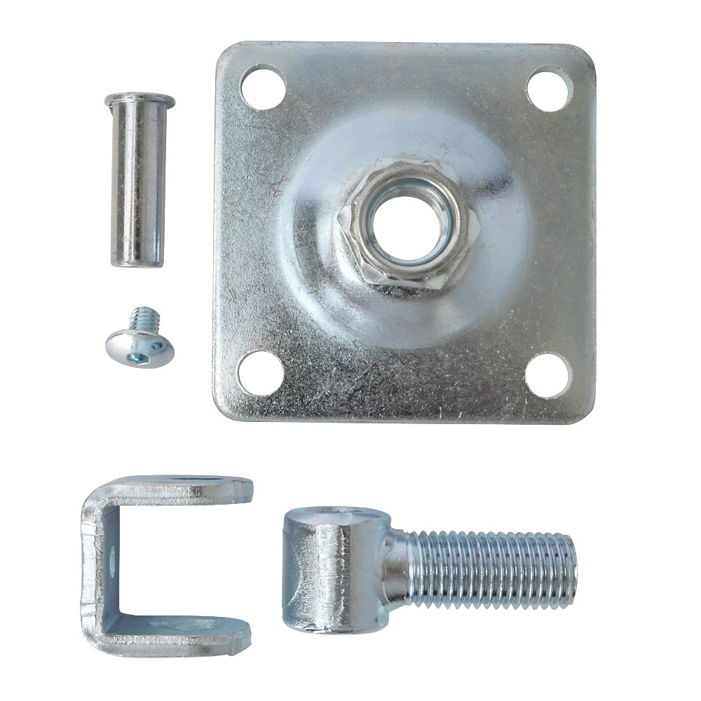 HI/28 M20 Adjustable Gate Hinge On Back Plate 100 x 100mm