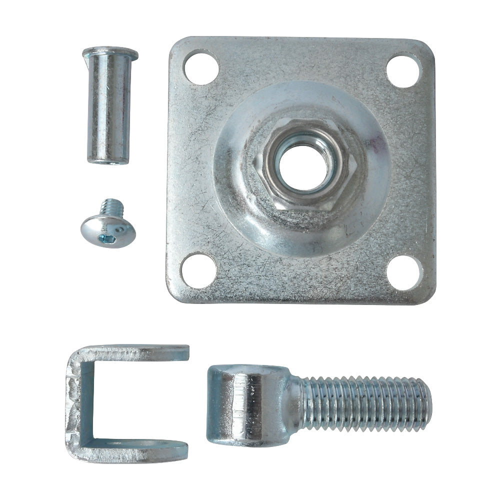 HI/54 Adjustable Gate Hinge M18 With Back Plate 90mm x 90mm