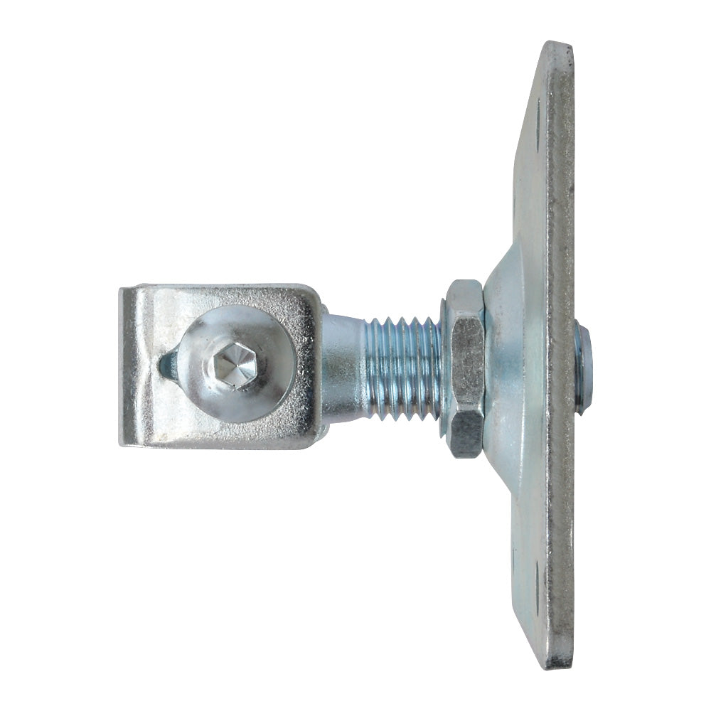 HI/56 Adjustable Gate Hinge M24 With Back Plate 120 x 120mm
