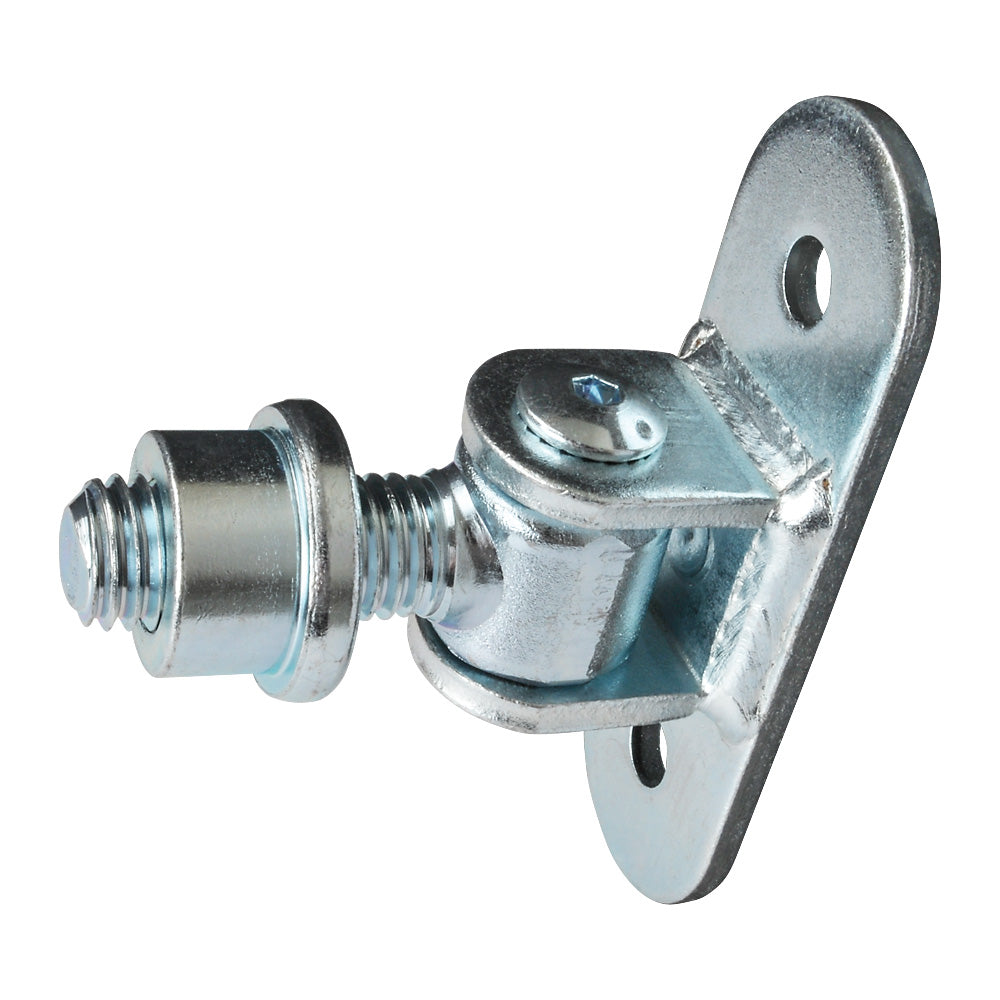 HI/71 Adjustable Gate Hinge M18 With Nut On Back Plate 115mm x 40mm