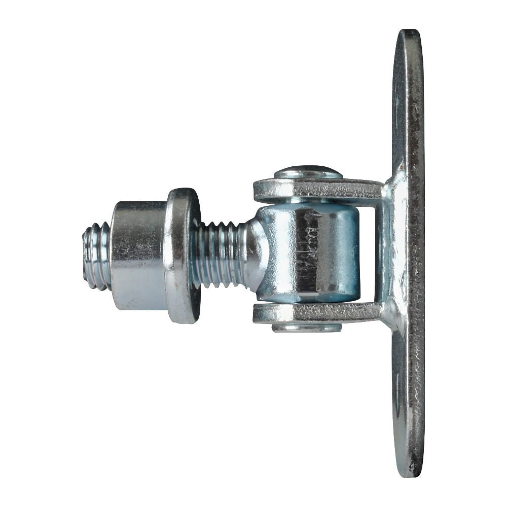 HI/71 Adjustable Gate Hinge M18 With Nut On Back Plate 115mm x 40mm