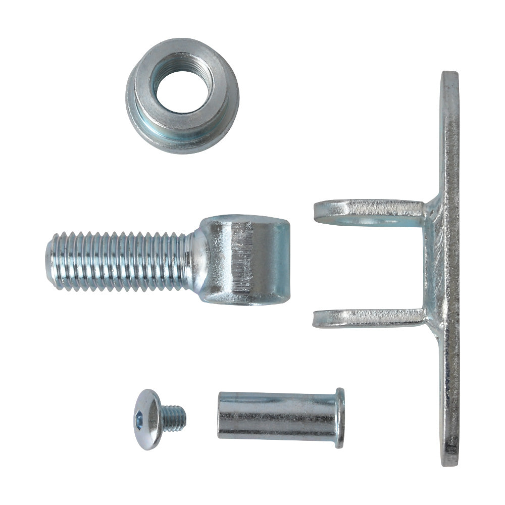 HI/71 Adjustable Gate Hinge M18 With Nut On Back Plate 115mm x 40mm